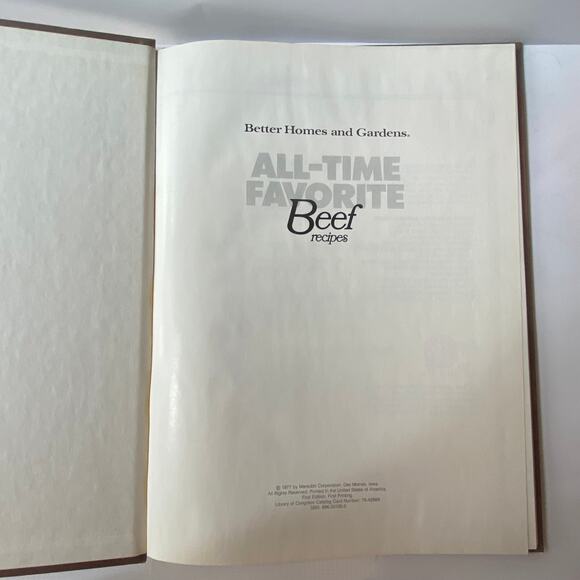 Better Homes and Gardens All Time Favorite Beef 1977 First Edition First Print - Picture 4 of 8